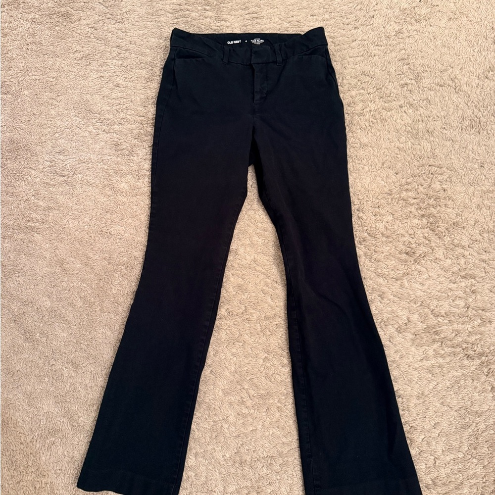 Old Navy Pixie Flare Pants Size 4 - image 2